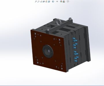 3D модель Пресс-форма на оконный вкладыш