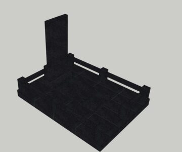 3D модель Модель памятника с текстурированием под плитку