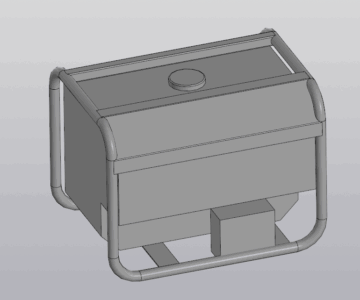 Чертеж Генератор бензиновый Fubag BS 3300 A ES