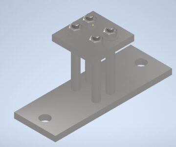 3D модель 3д модель шинодержателя