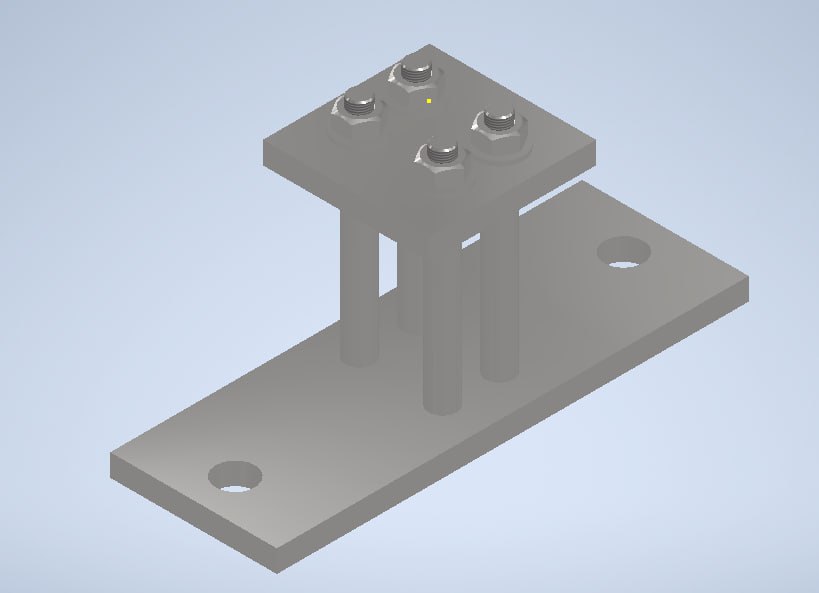 3D модель 3д модель шинодержателя