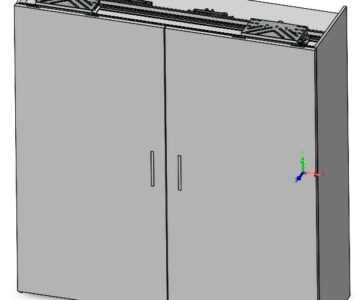 3D модель Шкаф с системой Cinetto PS40