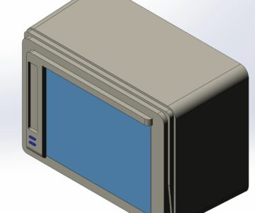3D модель Сканер Plustek SecureScan X-Mini без крышки