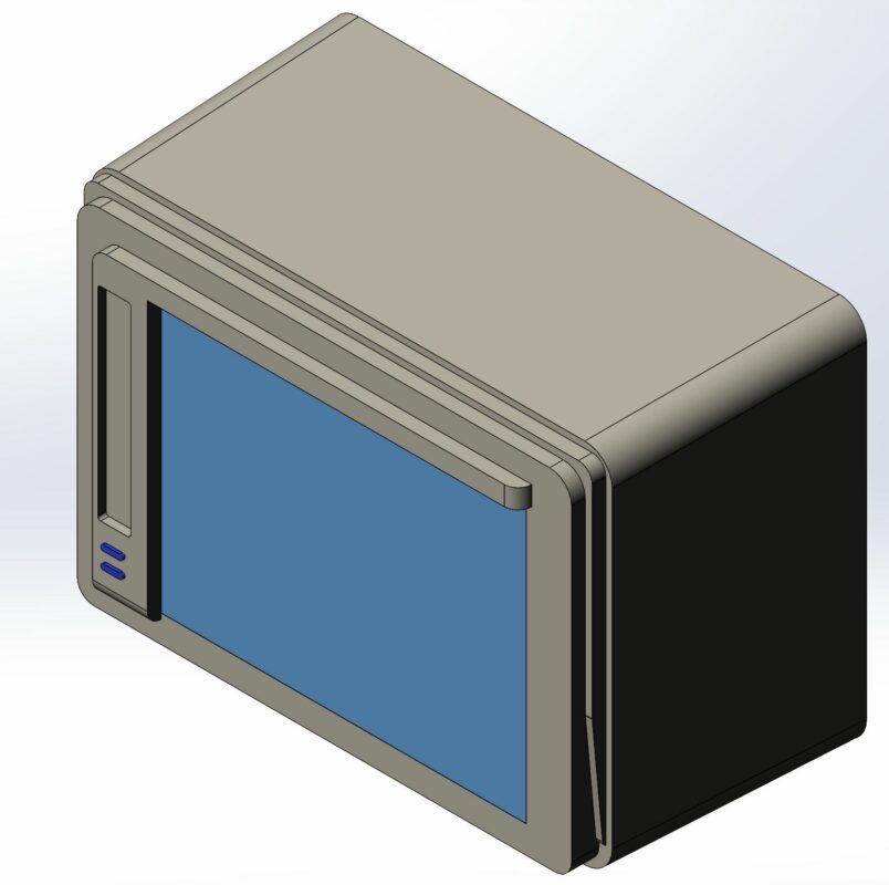 3D модель Сканер Plustek SecureScan X-Mini без крышки