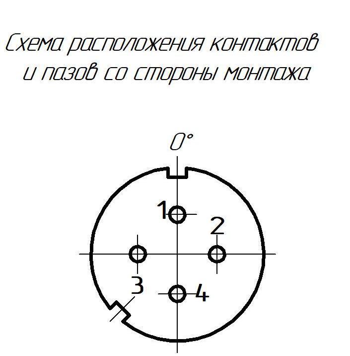3D модель Модель соединителя СН2М-4ГКУ2