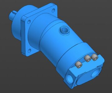 3D модель Насос аксиально-поршневой PSM Hydraulics 310.4.28.05.05