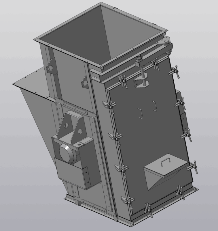 3D модель Станция натяжная элеватора ЦГТ-650
