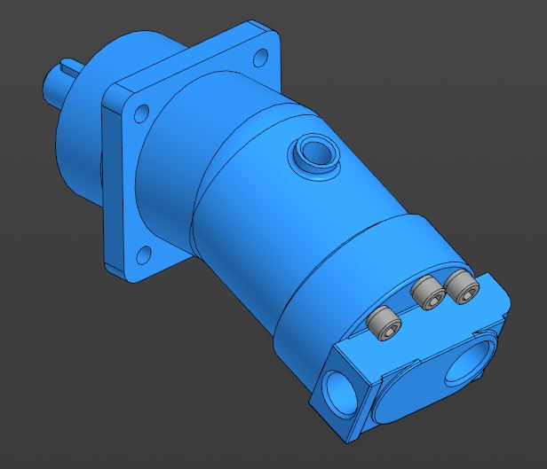 3D модель Насос аксиально-поршневой PSM Hydraulics 310.4.28.05.05