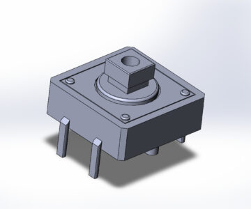 3D модель Кнопка тактовая SWT-9