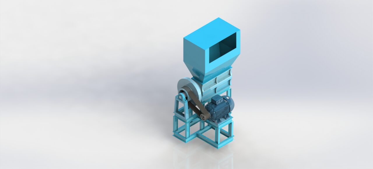 3D модель Машина для измельчения пластмасс