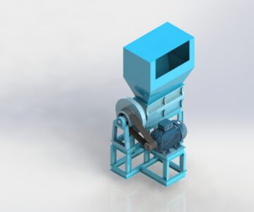 3D модель Машина для измельчения пластмасс