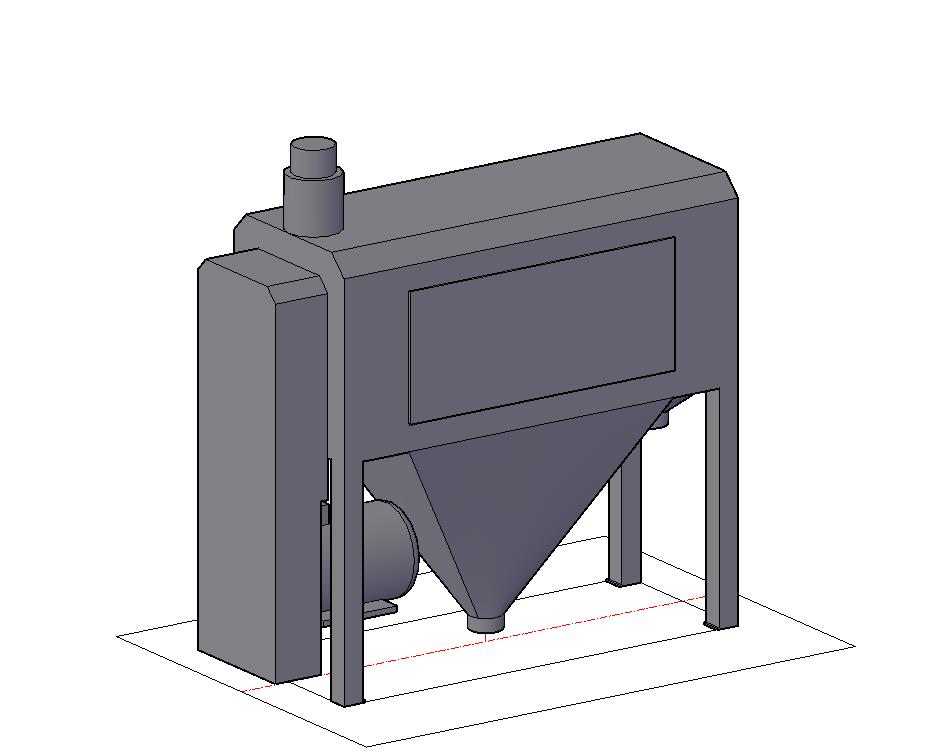 Чертеж 3D модель вымольной машины DKFS 5012