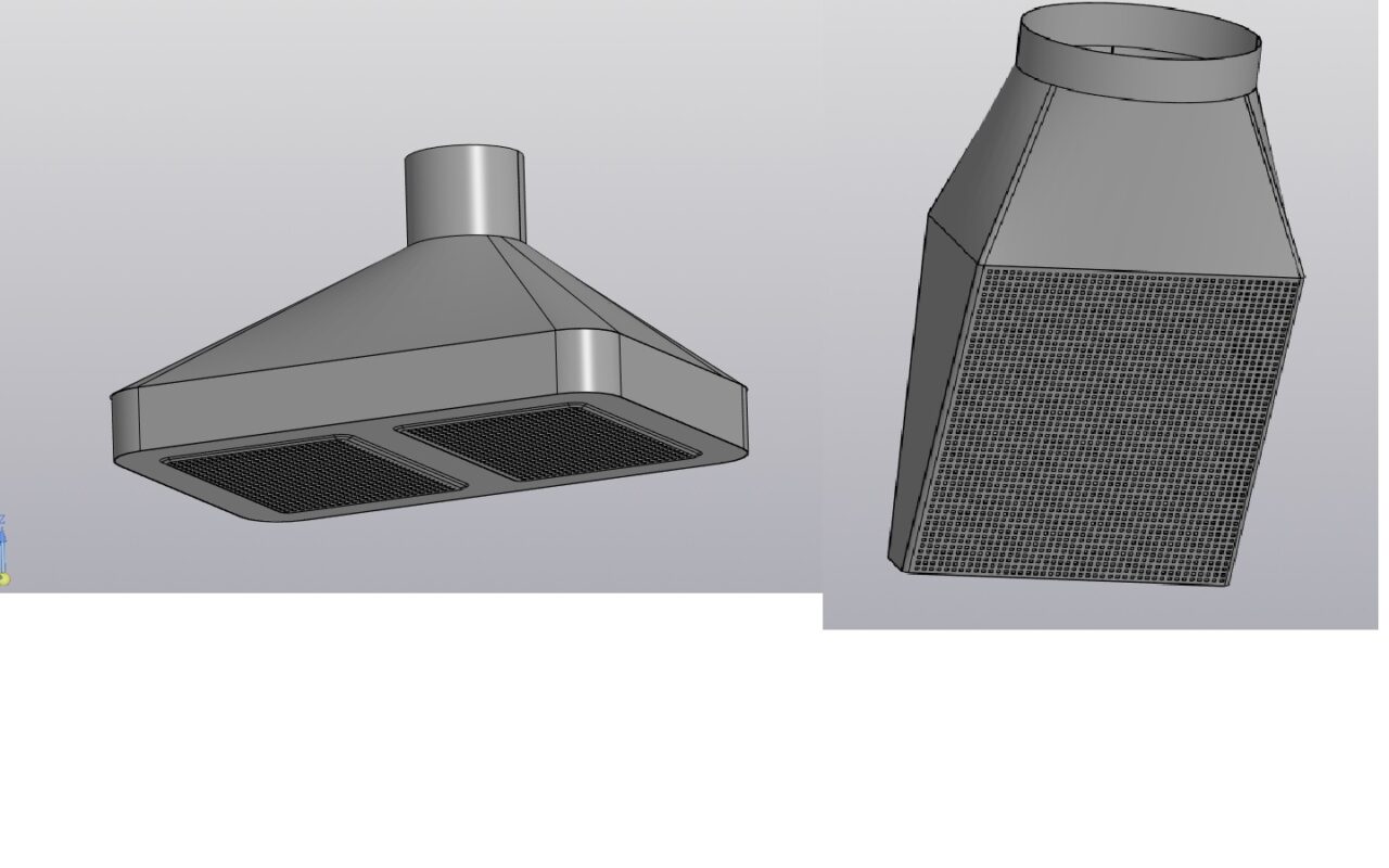 3D модель Зонты для вытяжной вентиляции