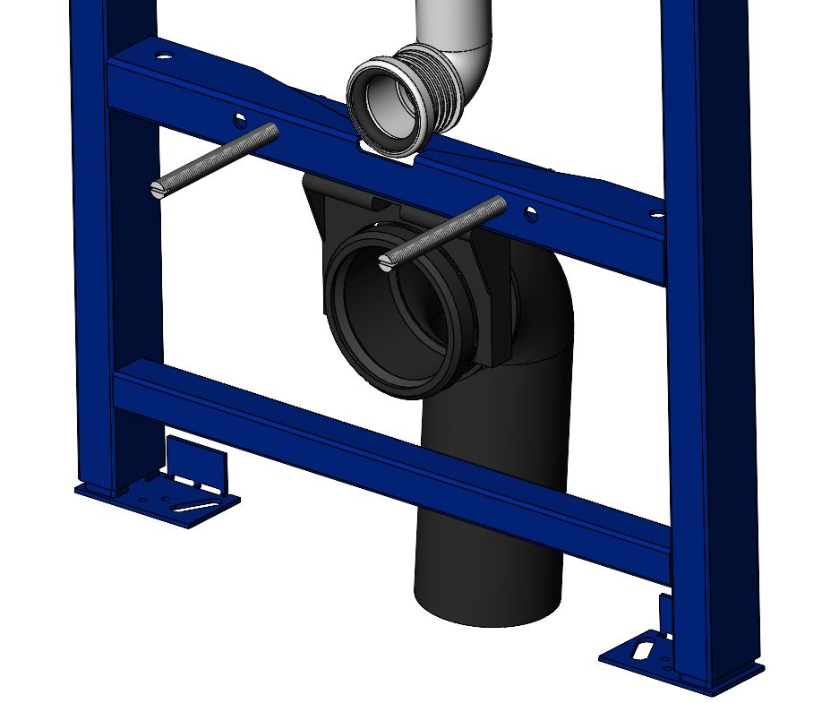3D модель Инсталляция для унитаза Grohe Rapid SL