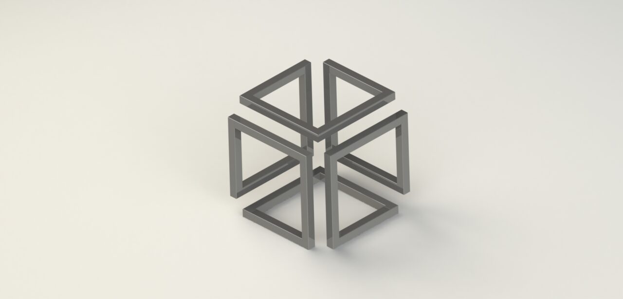 3D модель Подстолье 550х550х550 мм