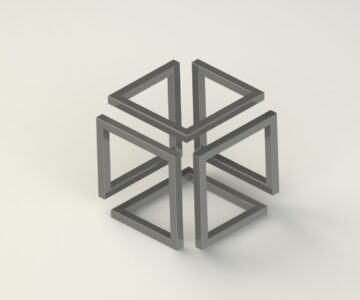 3D модель Подстолье 550х550х550 мм