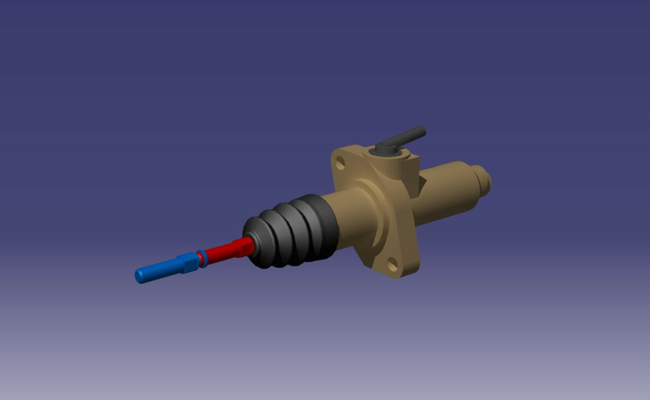 3D модель Цилиндр сцепления главный ПАЗ Вектор Next,ГАЗон Next C40R13.1602290