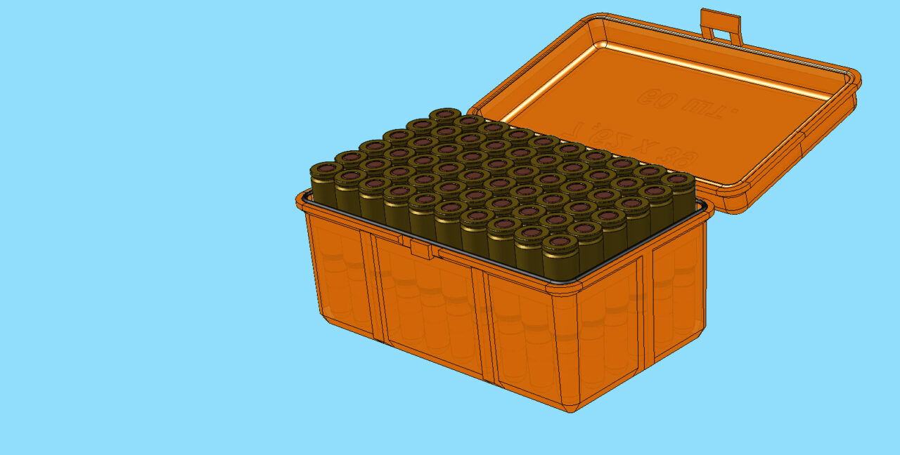 3D модель Коробка для патронов 7,62х39