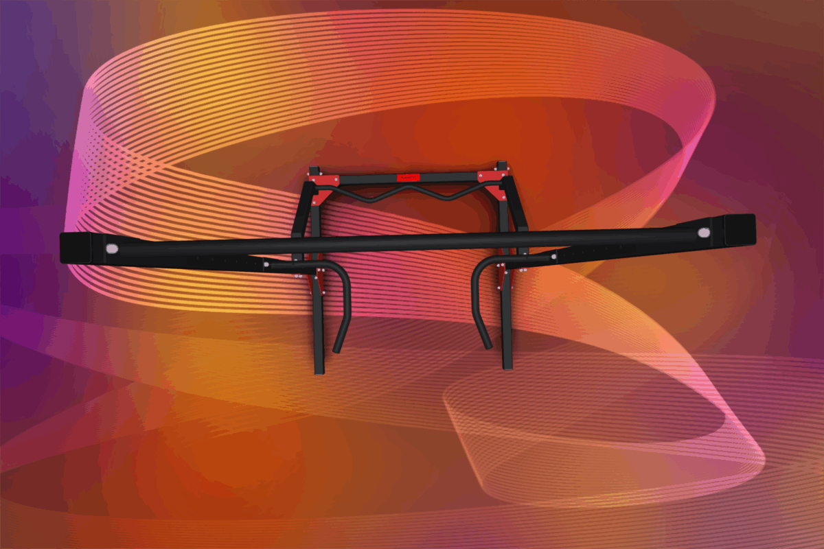 3D модель Турник+брусья+W-образная перекладина для отжиманий (напольный разборный регулируемый)