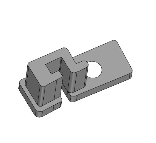 3D модель Крепление жалюзи