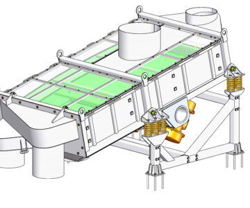 3D модель Вибрационное сито Н-20