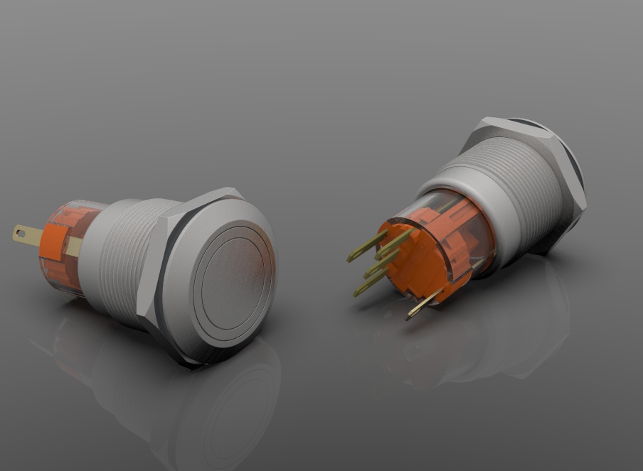 3D модель Кнопка S-pro 67 - 221