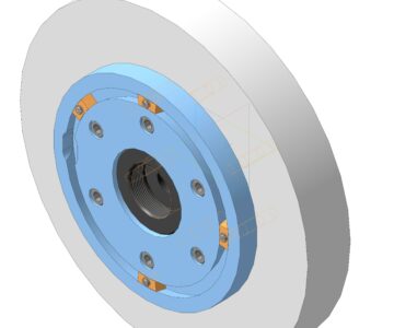 3D модель Планшайба на станок JAINNHER 1010