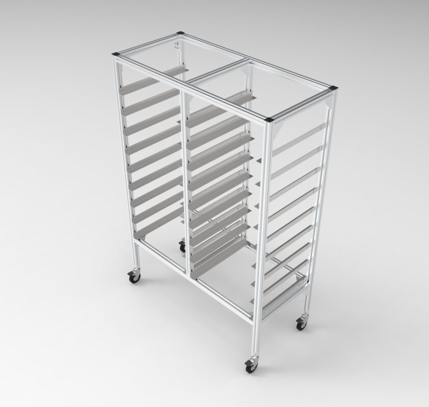 3D модель Стеллаж хлебный