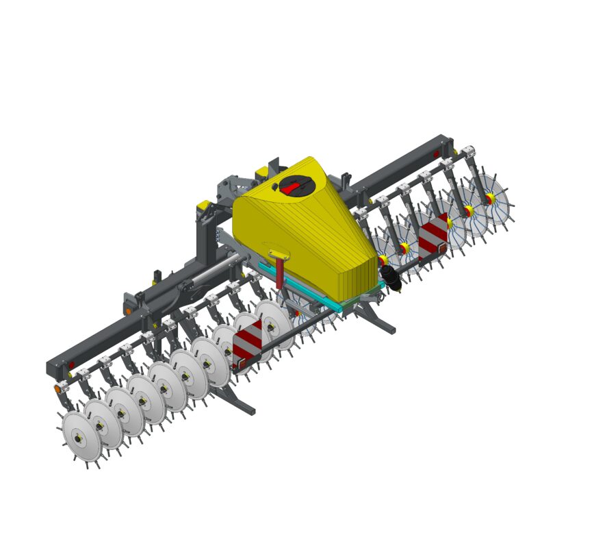 3D модель Аппликатор для внесение жидкого удобрений КАС