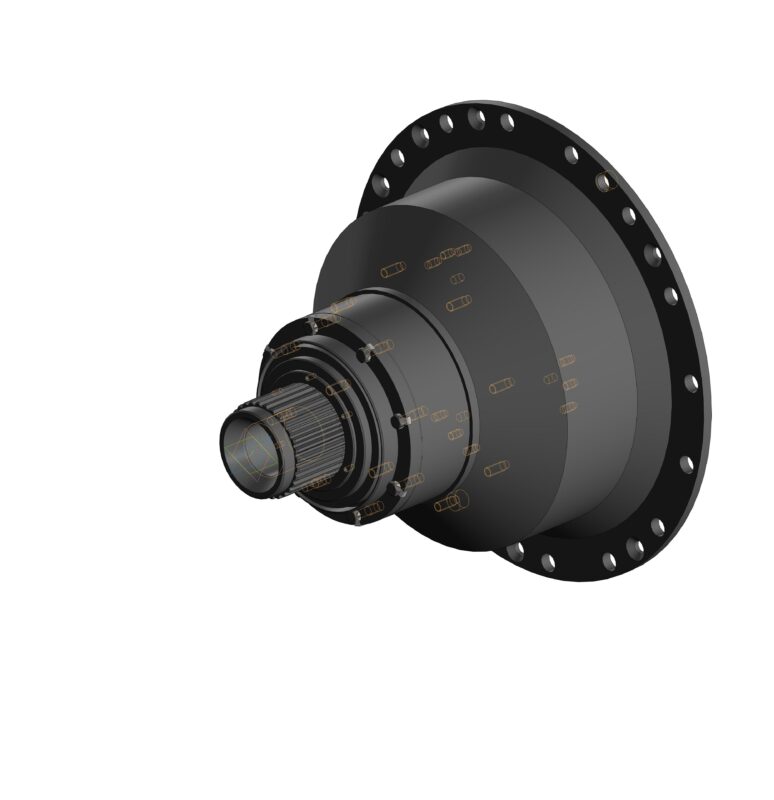 3D модель 3D макет редуктора бортового танка Т-72.