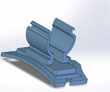 3D модель Держатель фонарика налобный