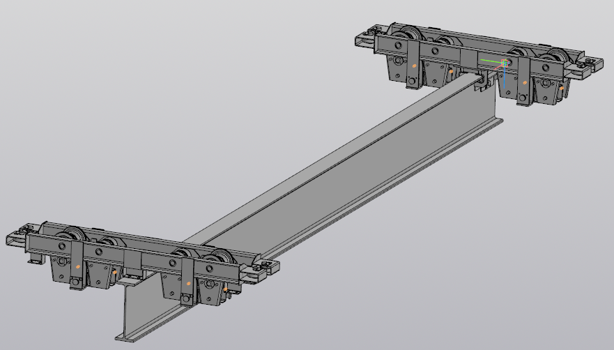 3D модель Подвесной кран грузоподъемностью 5 т