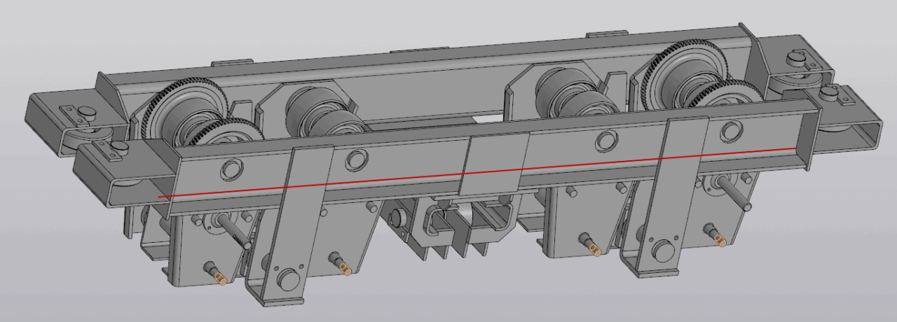 3D модель Подвесной кран грузоподъемностью 5 т