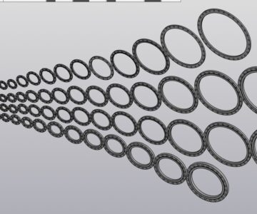 3D модель Фланцы плоские по ГОСТ 12820-80