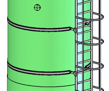 3D модель Песчаный фильтр ПФ-4500 (аналог DS 4500 GRP)