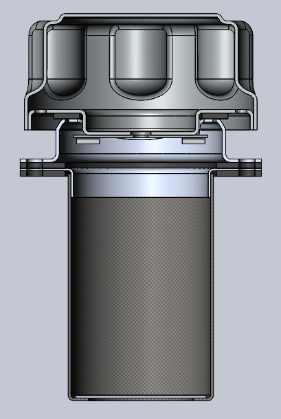3D модель Горловина заливная TA80 (MP FILTRI)