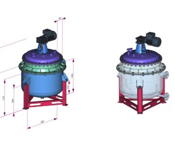 3D модель Химический реактор объемом 150л ATL.1031025 -150