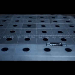 3D модель Сварочный стол 1500х3000х850 с перфорацией