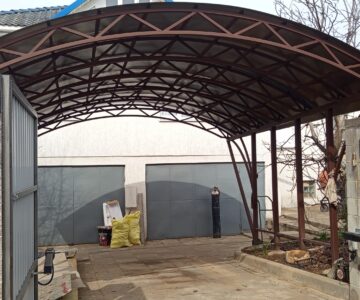 Чертеж Навес для авто ШхДхВ 4.2х6х3.2м