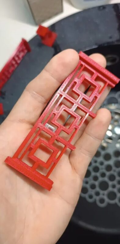 3D модель Забор и фонарь для диорам