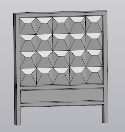 3D модель Ограждение ПО-2