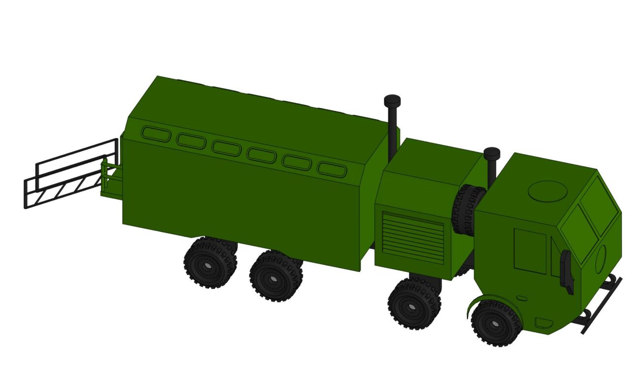 3D модель Макет военной машины