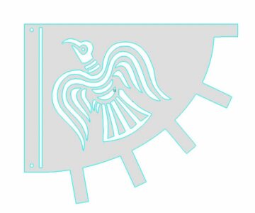 Чертеж Знамя ворона