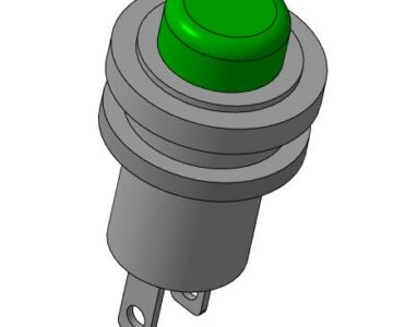 3D модель Кнопка PBS-10C-2 On(Off)