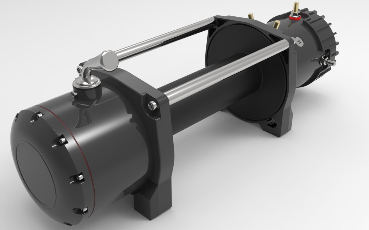 3D модель Лебёдка автомобильная электрическая 12000 LBS