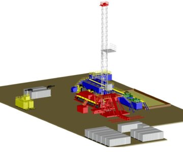 3D модель Мобильная Буровая установка ZJ40
