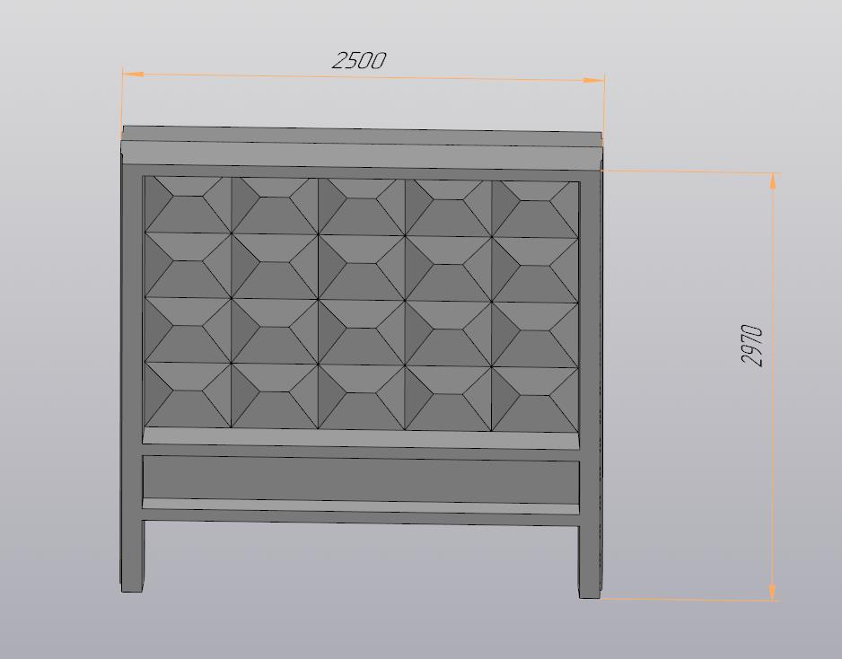 3D модель Ограждение ПО-2