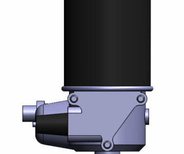 3D модель Осушитель 432 415 022 0 WABCO