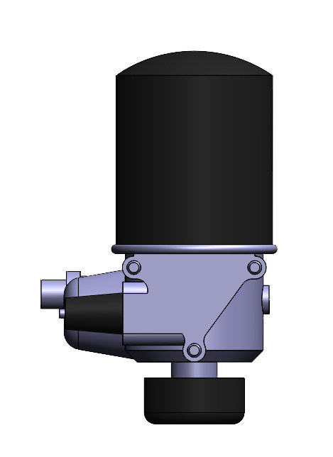 3D модель Осушитель 432 415 022 0 WABCO