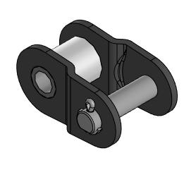 3D модель Звено переходное цепи ПР-19,05-31,8 ГОСТ 13568